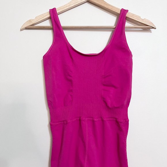 NWOT Free People Movement Good Karma Onesie In Berry - Picture 4 of 6